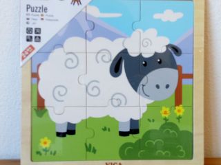 Obrázek z Dřevěné puzzle - ovečka                                          